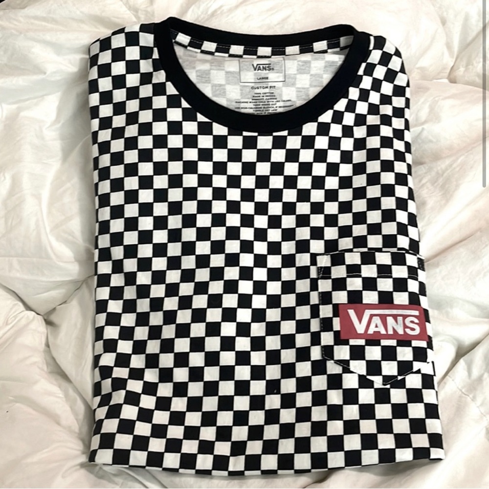 Vans - NWOT - Checkered T Shit